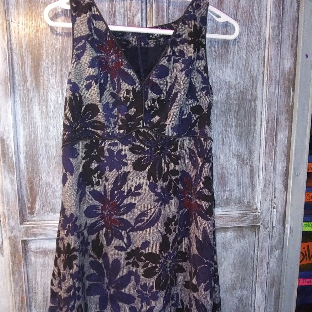 100% silk dress by WORTH